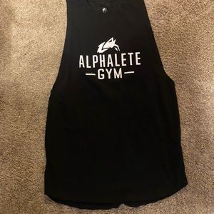 Black alphalete tank top